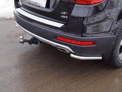 ТСУ Фаркоп ТСС с надписью Haval, шар E нержавеющий для Haval H6 2014-2020