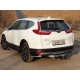 Защита задняя уголки 42 мм ТСС для Honda CR-V 2017-2021