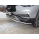 Защита переднего бампера 42 мм ТСС для Infiniti QX30 2016-2021