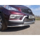 Защита переднего бампера 42 мм ТСС для Infiniti QX50 2016-2017