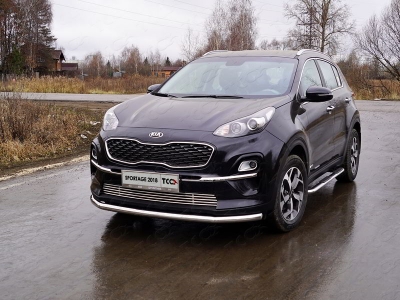 Накладка решетки радиатора 12 мм для Kia Sportage 2019-2021