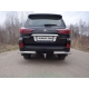 Защита задняя уголки 76 мм ТСС для Lexus LX-570/450d 2015-2021