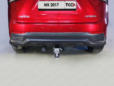 Фаркоп ТСС, шар Е из нержавеющей стали для Lexus NX 2017-2021