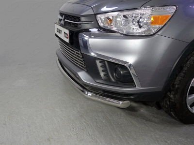 Накладка решетки радиатора нижняя 12 мм ТСС для Mitsubishi ASX 2017-2019