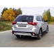 Защита задняя уголки 60 мм для Mitsubishi Outlander 2019-2021