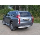 Защита заднего бампера 76 мм ТСС для Mitsubishi Pajero Sport 2016-2020