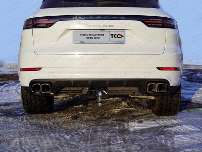 ТСУ Фаркоп ТСС шар E нержавеющий для Porsche Cayenne Turbo 2018-2021