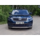 Защита переднего бампера 42 мм ТСС для Skoda Kodiaq 2018-2021