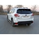 Защита задняя длинные уголки 60 мм ТСС для Subaru Forester SK 2018-2021