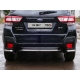 Защита задняя уголки 42 мм ТСС для Subaru XV 2017-2021