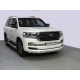 Защита решетки радиатора 16 мм ТСС для Toyota Land Cruiser 200 Excalibur 2017-2021
