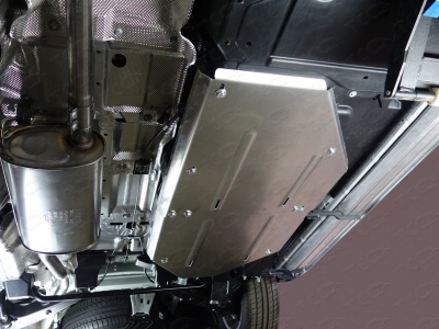 Защиты комплект алюминий 4 мм картер и кпп, бак ТСС для Volkswagen Caravelle/Multivan/Transporter 2015-2021