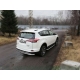 Защита заднего бампера центральная 60 мм ТСС для Toyota RAV4 2015-2019