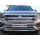Защита переднего бампера 60 мм ТСС для Volkswagen Touareg 2018-2021