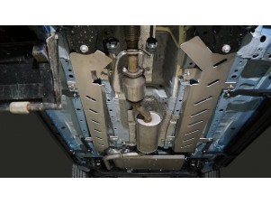 Защита топливной магистрали (алюминий) 4мм для Kaiyi X3 Pro 1.5 2022 – н.в. ZKTCC00657