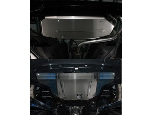 Защиты комплект, алюминий 4 мм картер, КПП, бак для Kia Soul № ZKTCC00419K