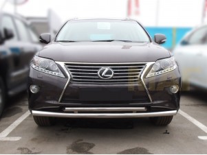 Защита передняя двойная 53-43 мм для Lexus RX270/350/450 № RX12_1