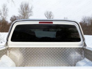 Защита кабины 75х42 мм для Volkswagen Amarok № VWAMAR17-38