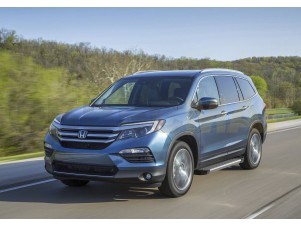 Пороги алюминиевые Rival BMW-Style для Honda Pilot № D180AL.2105.1
