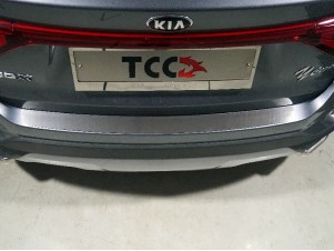 Накладка на задний бампер лист шлифованный для Kia Rio X № KIARIOX20-02