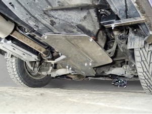 Защита бака и заднего дифференциала алюминий 4 мм для Haval F7/H6 № ZKTCC00396
