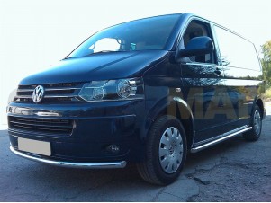 Пороги труба 60 мм для Volkswagen T5 № WLT5 2