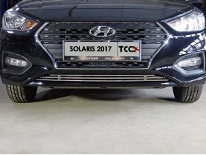 Решётка радиатора нижняя 12 мм для Hyundai Accent № HYUNACC17-19
