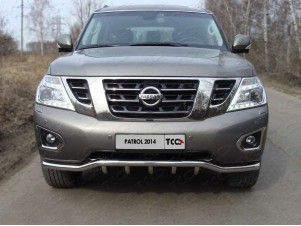 Рамка номерного знака Nissan Patrol (комплект)