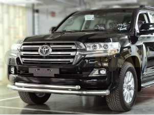Защита передняя двойная 76-60 мм для Toyota Land Cruiser 200 № LCN2015_4.1