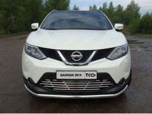 Накладка решётки радиатора 16 мм для Nissan Qashqai № NISQASHSPB15-06