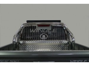 Защита кузова и заднего стекла 76 мм со светодиодной фарой для Great Wall Wingle № GRWALWING720-28
