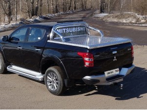 Защита кузова и заднего стекла 76,1 мм для крышки со светодиодной фарой для Mitsubishi L200 № MITL20019-16