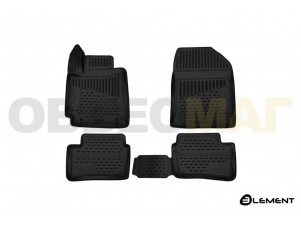 Коврики 3D в салон Element полиуретан 4 штуки на Kia Picanto № ELEMENT3D2564210