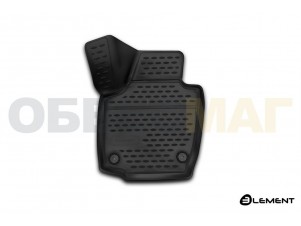 Коврик 3D в салон Element передний левый полиуретан 1 штука на Skoda Rapid № ELEMENT3D4515210kFL
