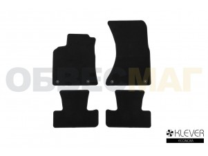 Коврики в салон Klever Econom 4 штуки на внедорожник с АКПП для Audi Q5 № KLEVER01041501200k