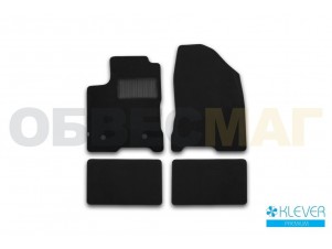 Коврики в салон Klever Premium 5 штук для седана для Lada Vesta № KVR03523322110kh
