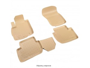 Коврики 3D в салон Norplast полиуретан бежевые для Chery Tiggo 2 № NPA11-C11-710-B
