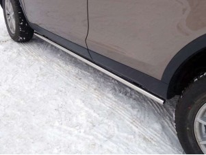 Пороги труба 42 мм для Land Rover Discovery Sport № LRDISSPOR15-03